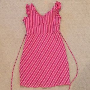Striped sleeveless dress by limited too size 7